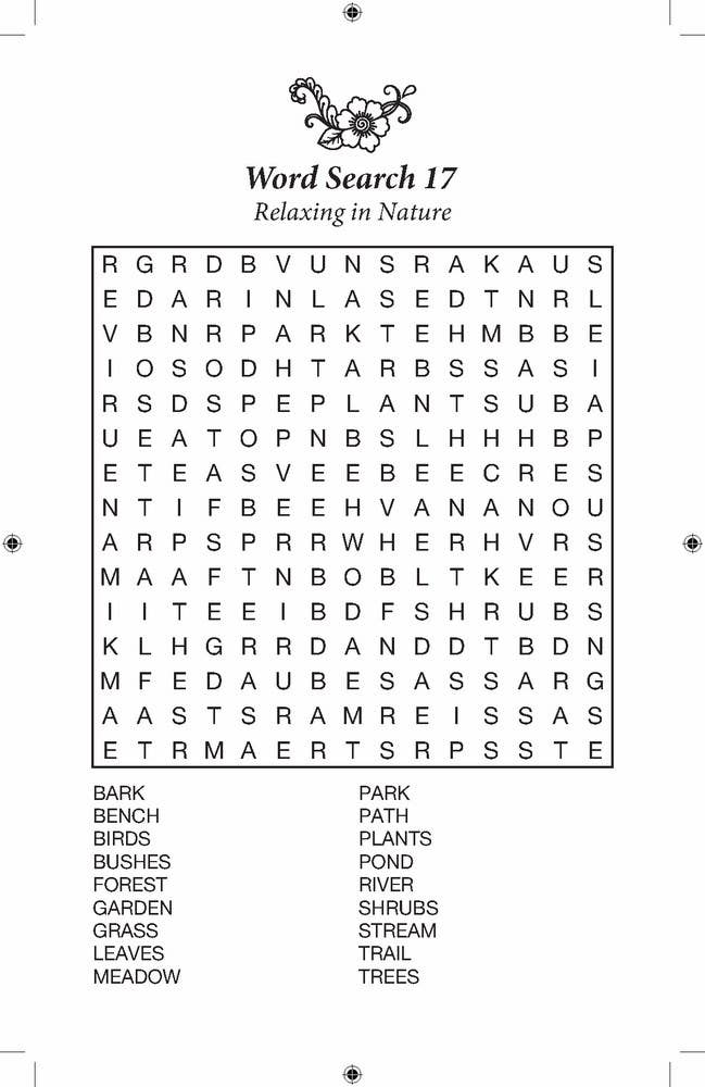Mindfulness Word Searches: Paperback / 192