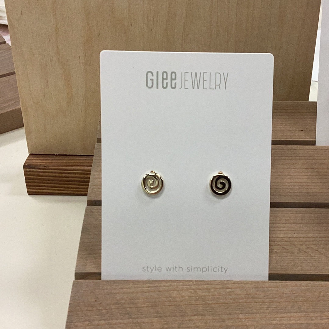 Riptide studs gold