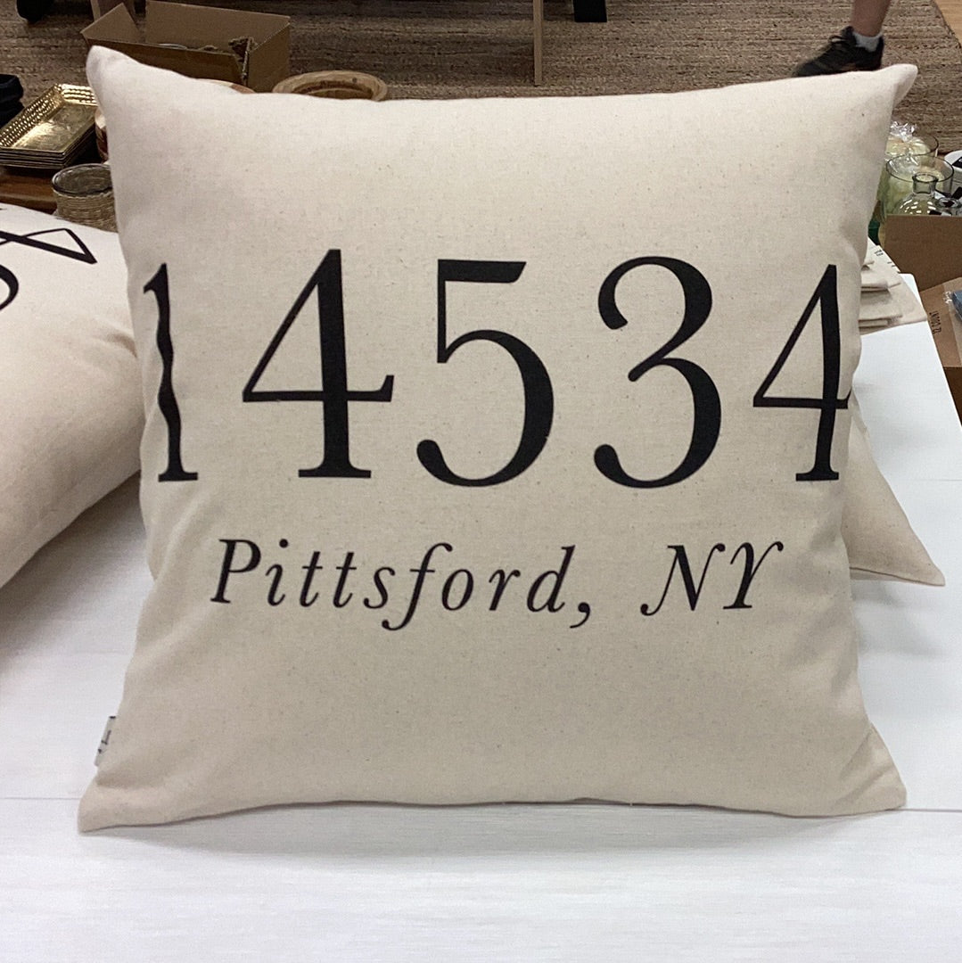DWELL home shoppe zip code pillow