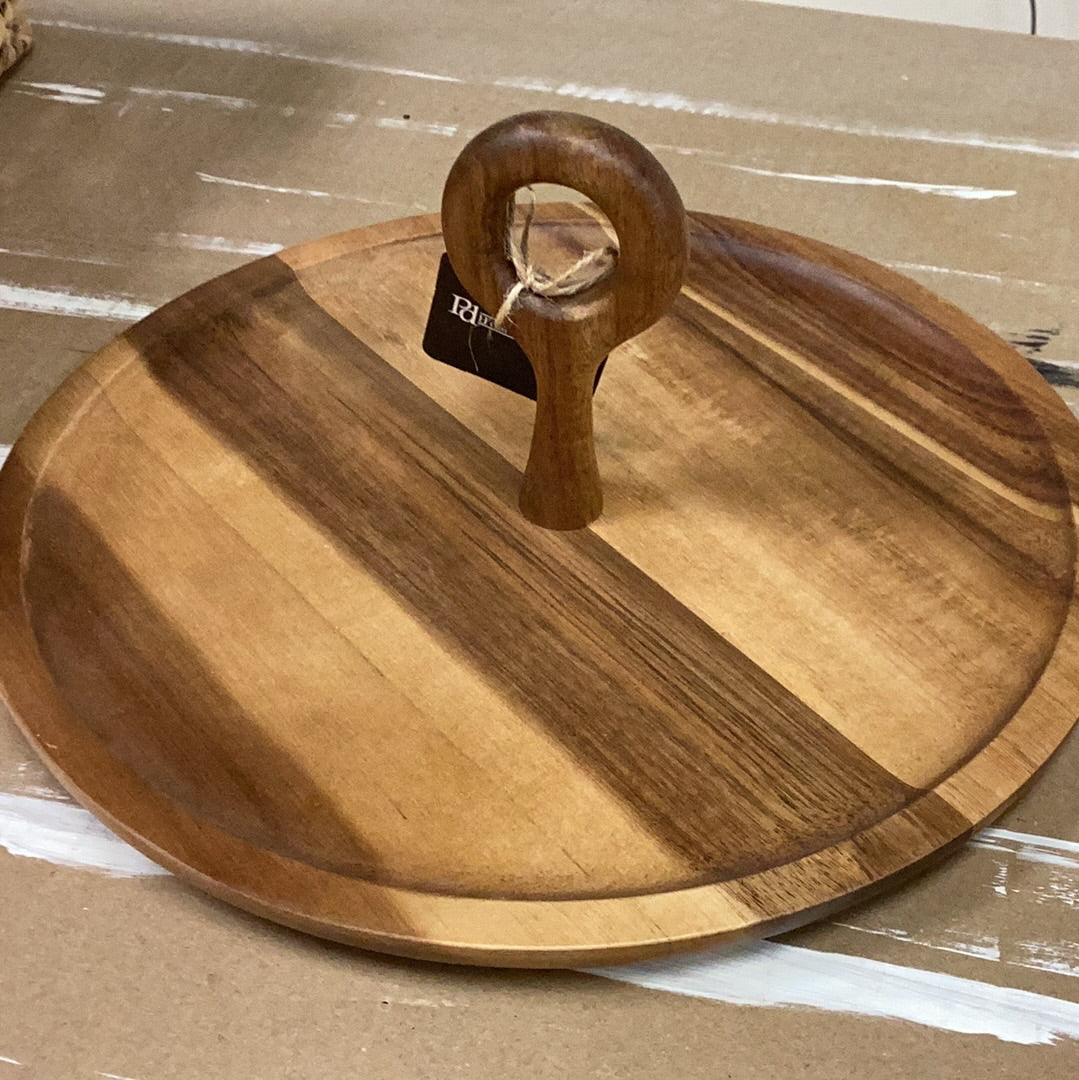 Round Ring handle charcuterie board