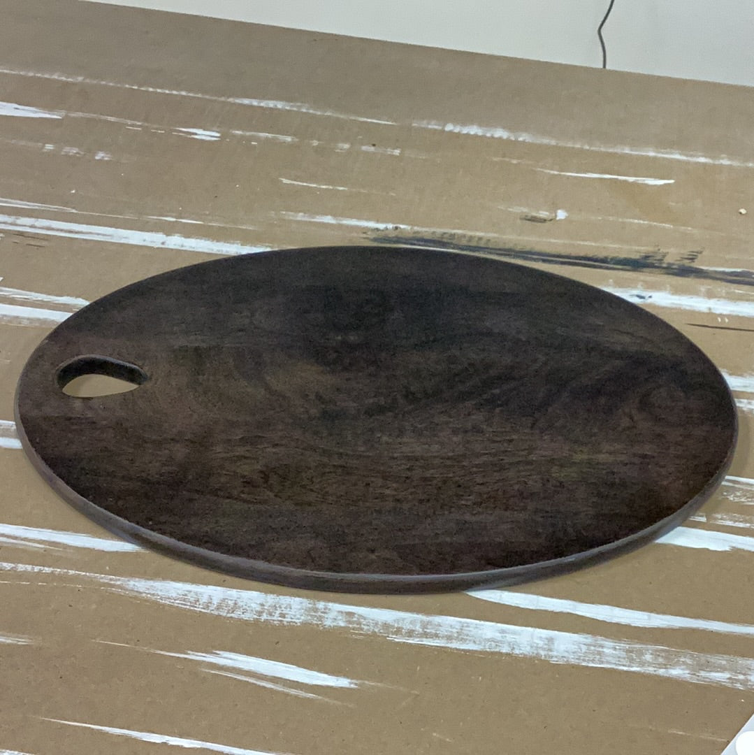 Oval mango wood cheese cutting board