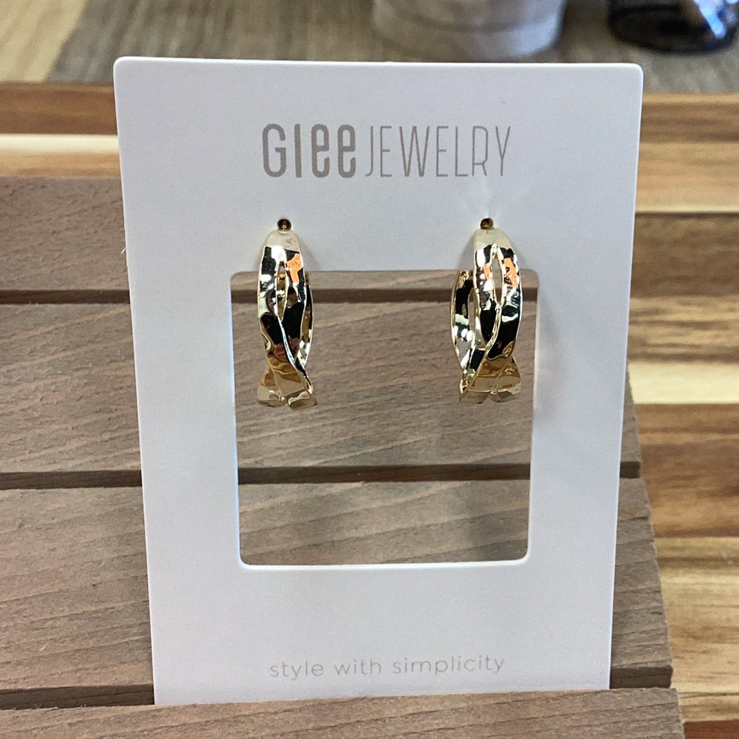 Glee Ravishing Ramona hoops gold