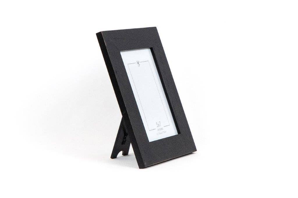 11805 - 8x10x.75 wood photo frame (SOLID) black (5x7)