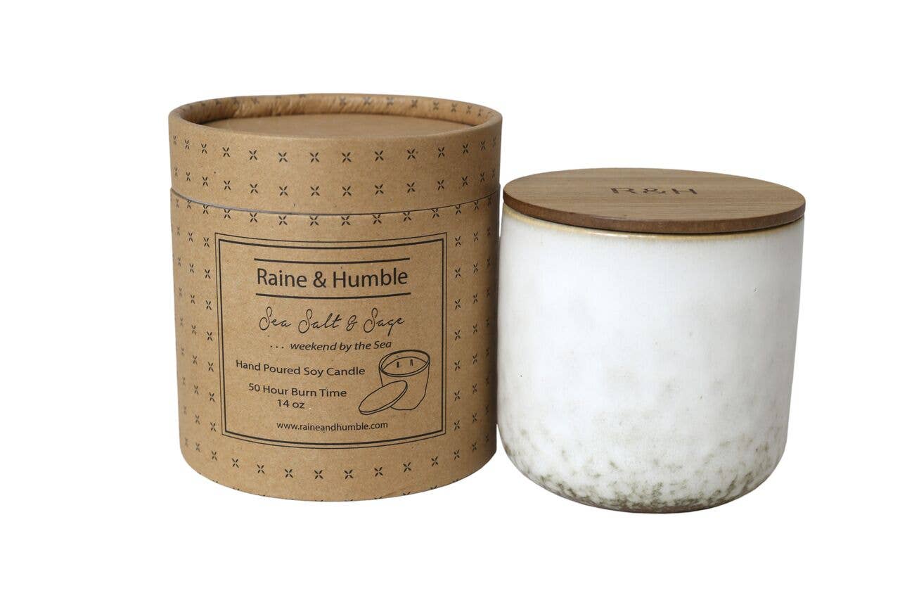 14oz Sea Salt and Sage Candle