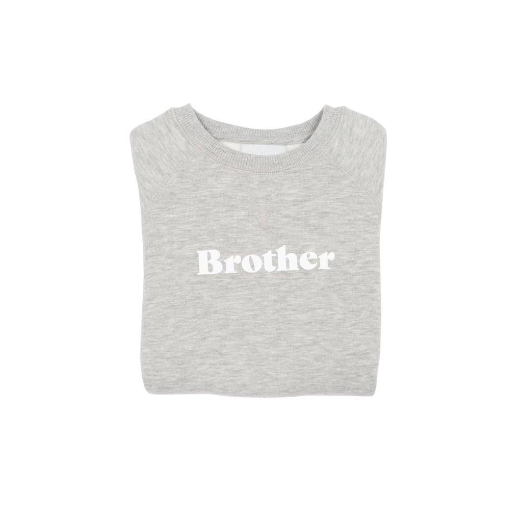 Grey Marl 'BROTHER' Sweatshirt…1 year