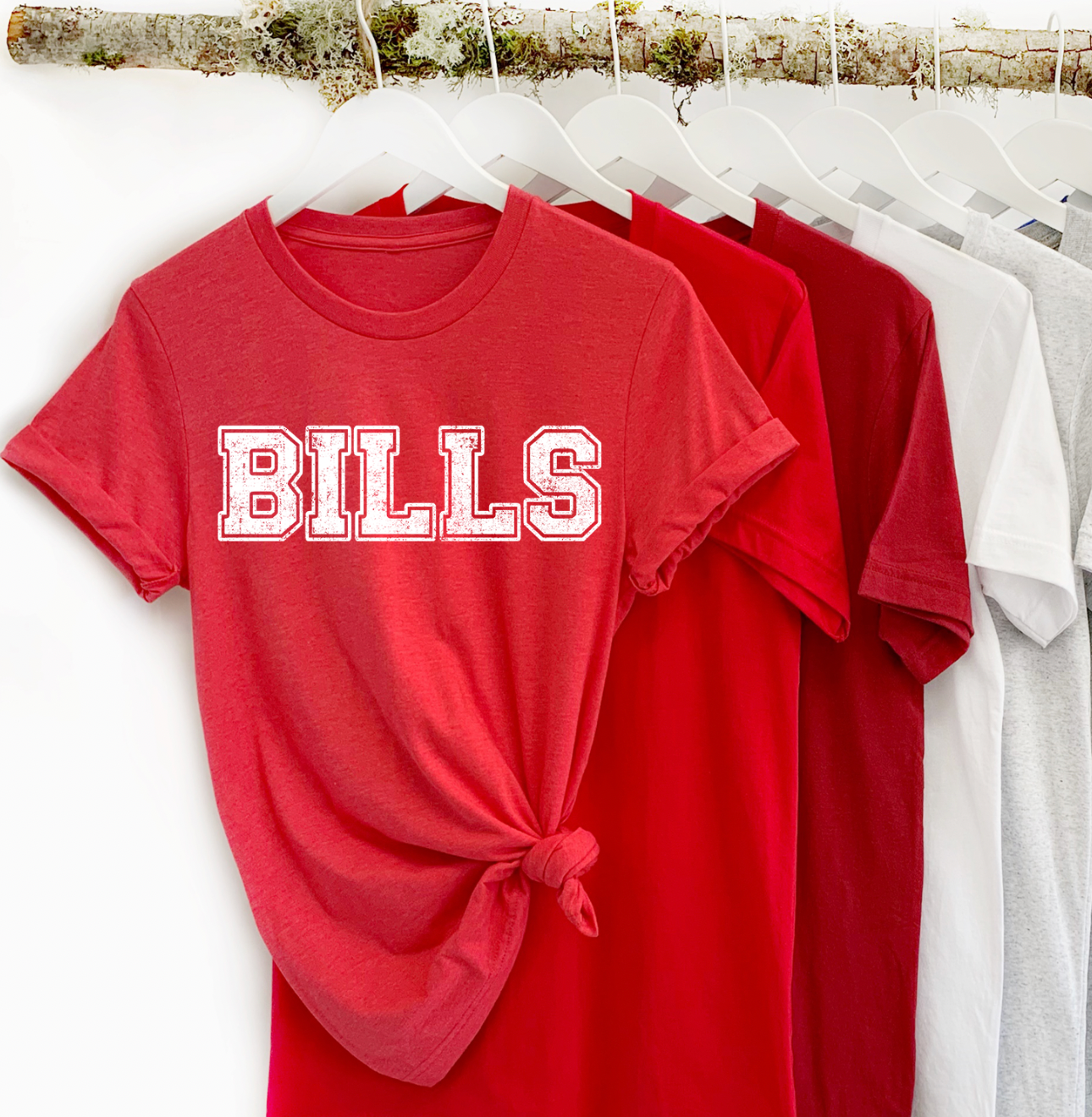 Bills Unisex T-shirt: Red/medium