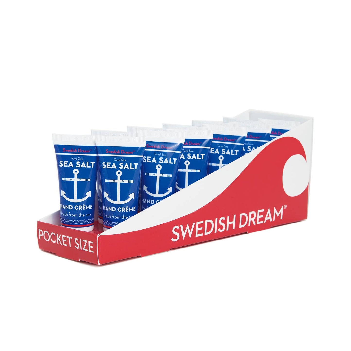 "Pocket Size" Sea Salt Hand Cream 12 pack Displayer