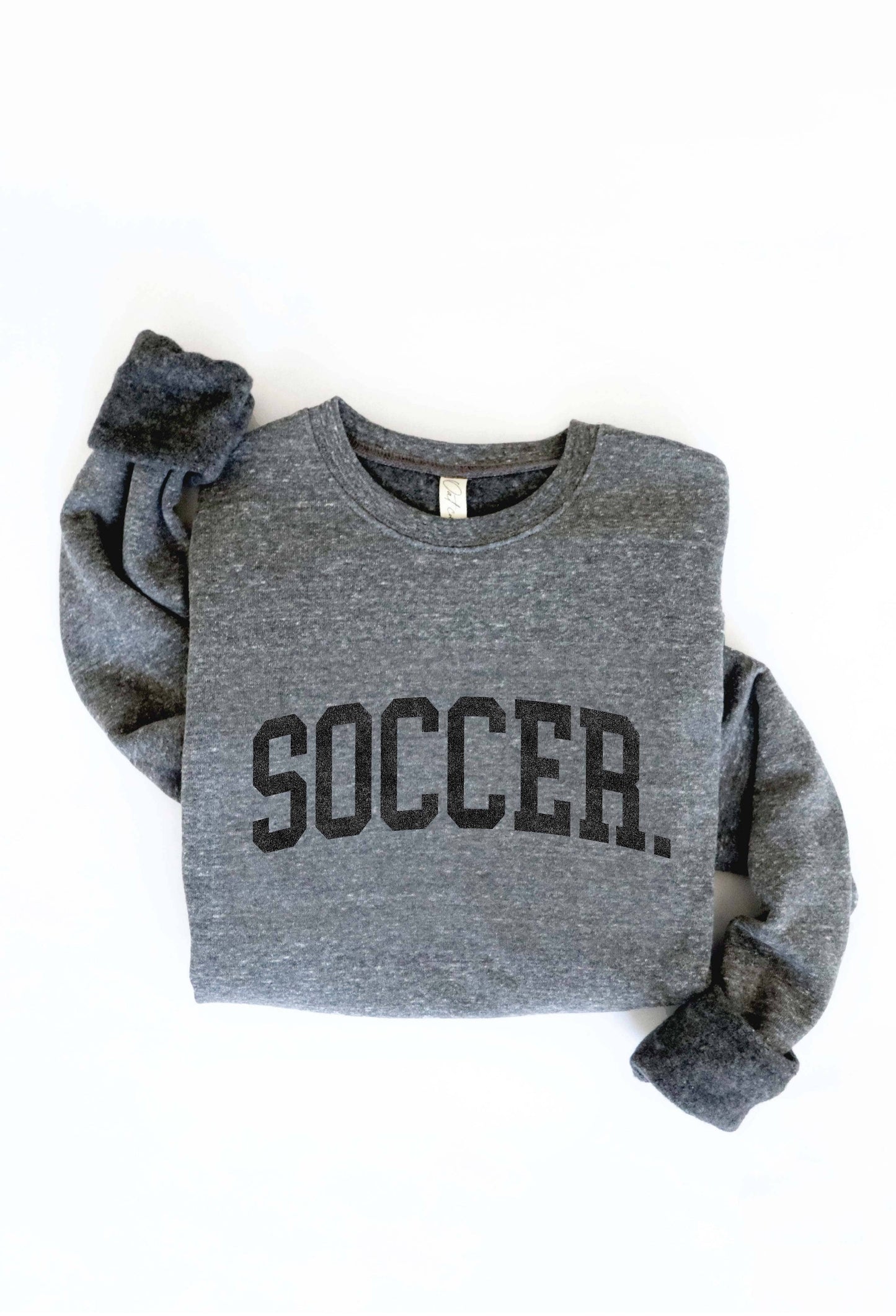 SOCCER Graphic Sweatshirt: L / DARK GREY