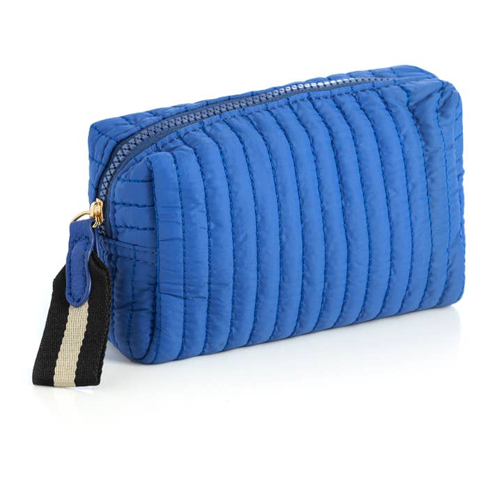 EZRA SMALL COSMETIC BAG:ultramarine