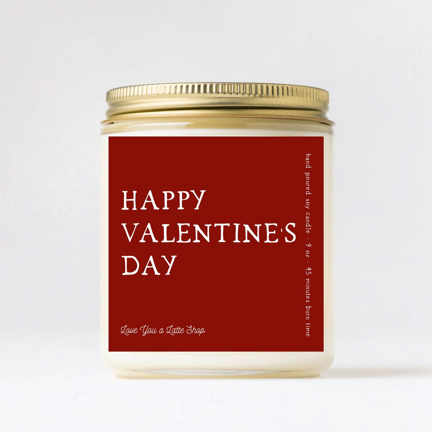 Valentine's Day 9 oz Happy Valentine's Day Candle