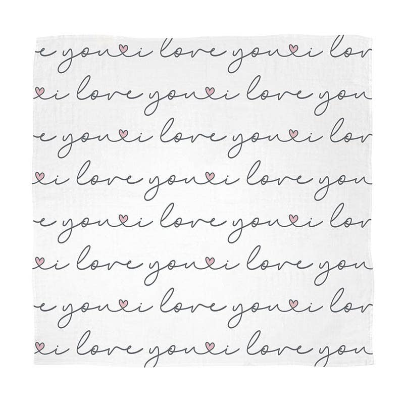 I Love You Swaddle Blanket