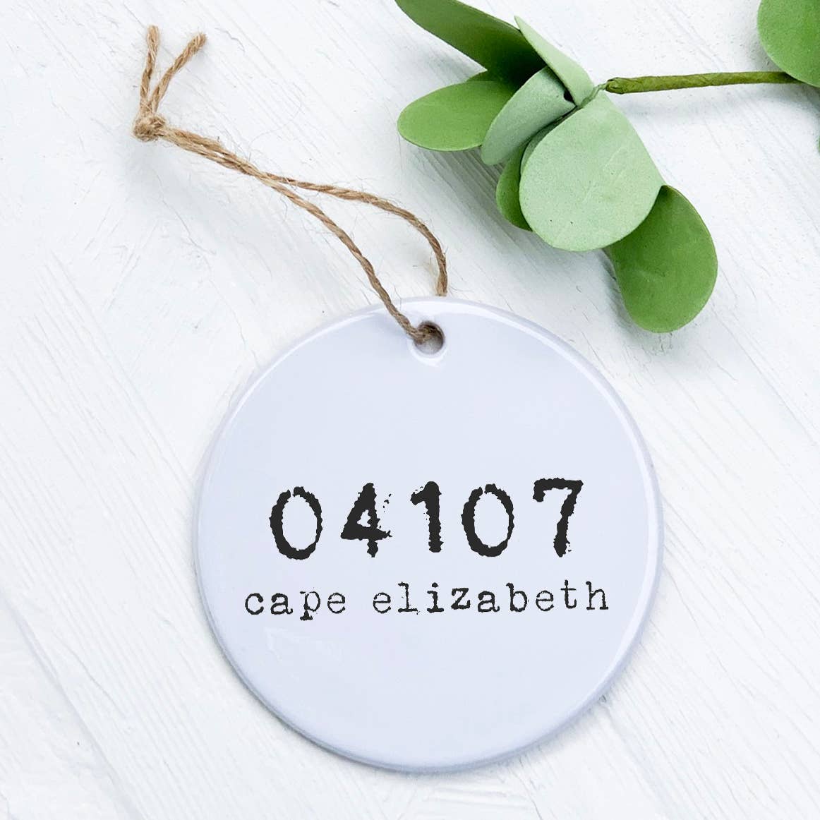 Customizable Zip Code - Custom Ornament