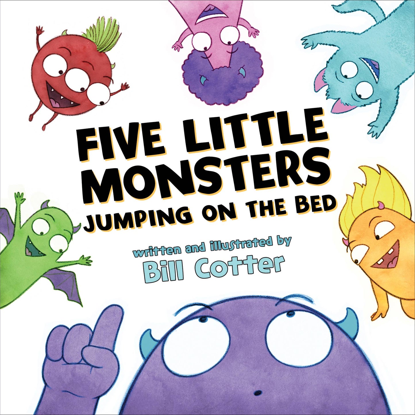 Five Little Monsters Jumping on the Bed (BB)