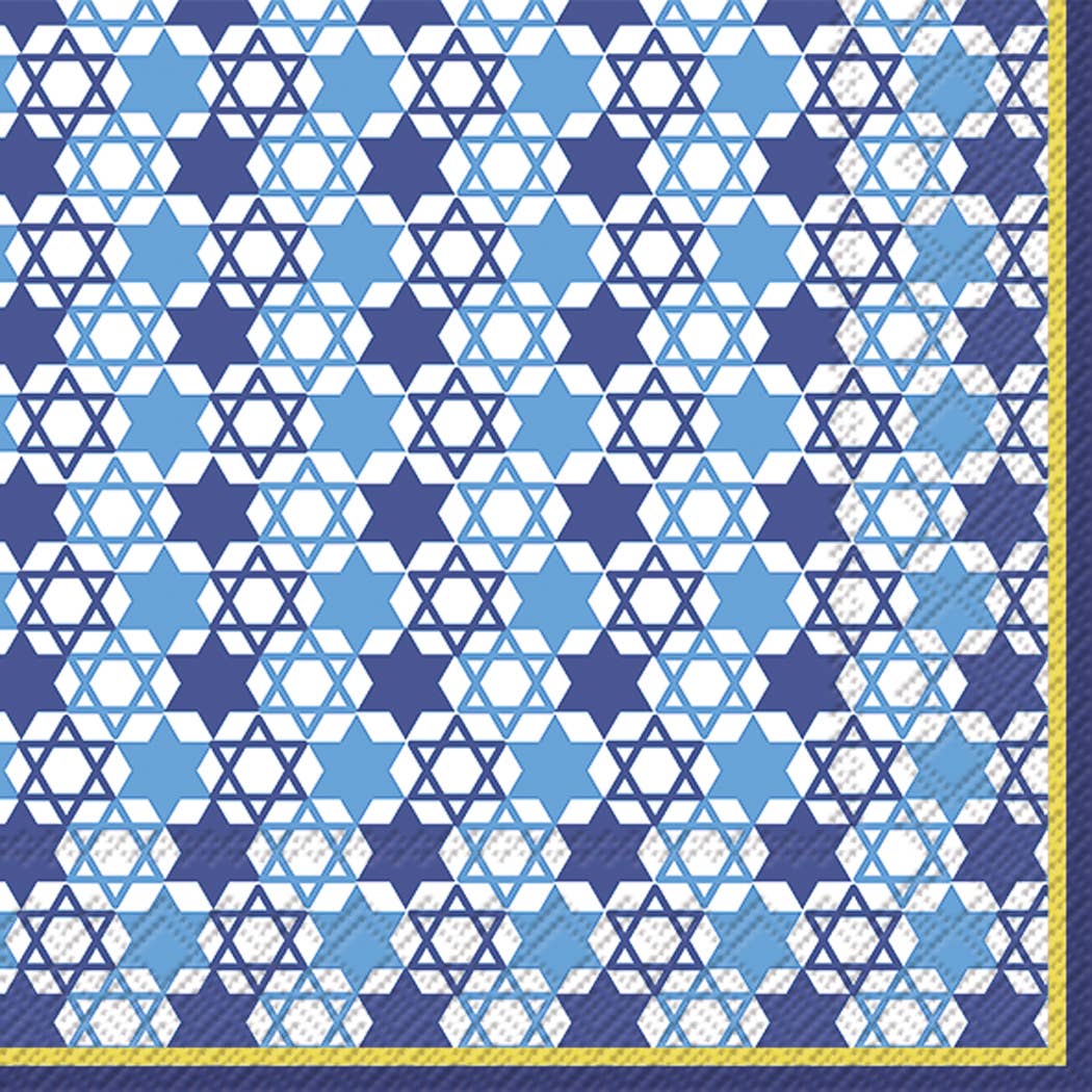 Paper Cocktail Napkins 20 ct Festival of Lights Hanukkah