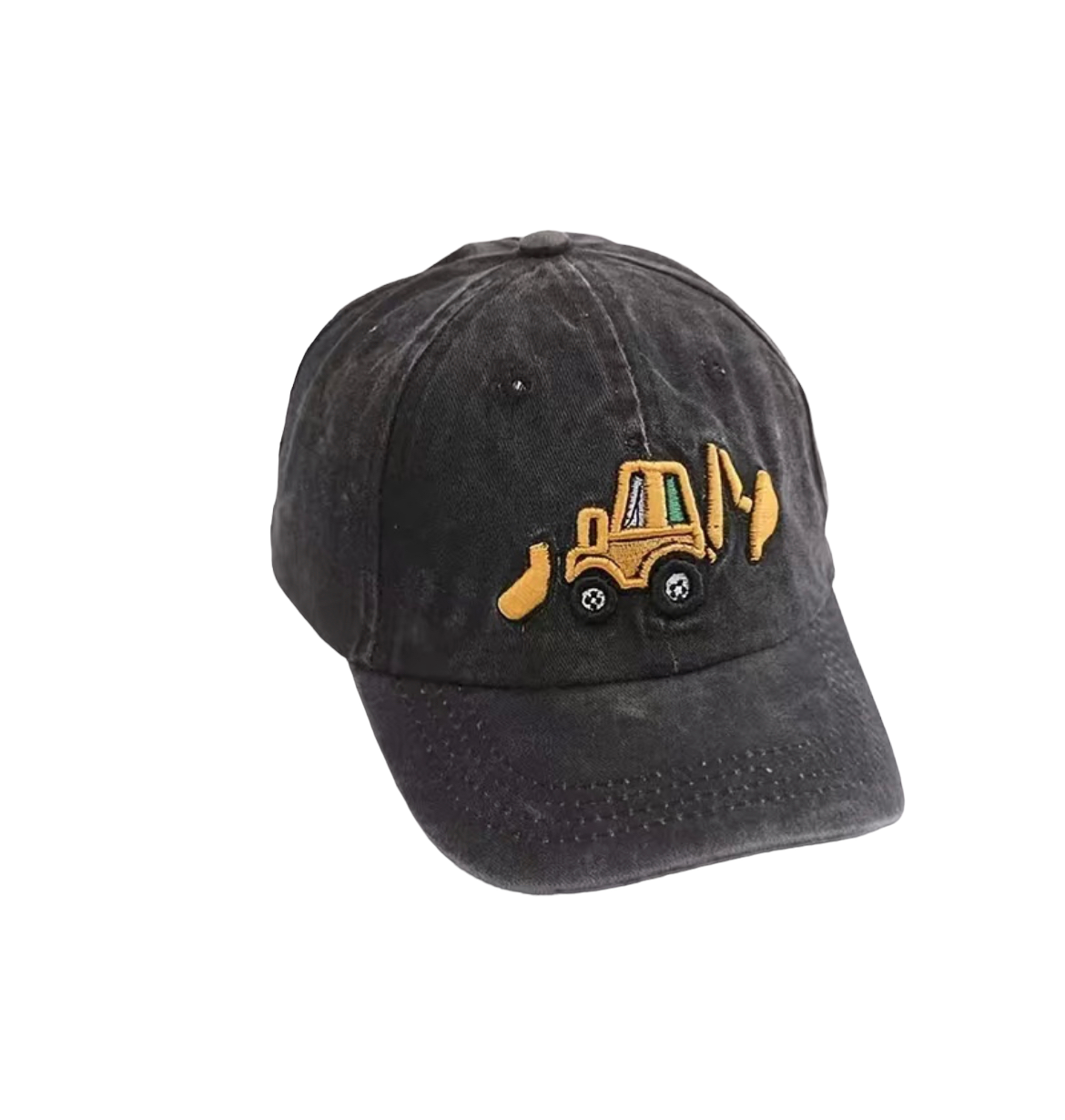 Hat - Boys excavator hat: Black