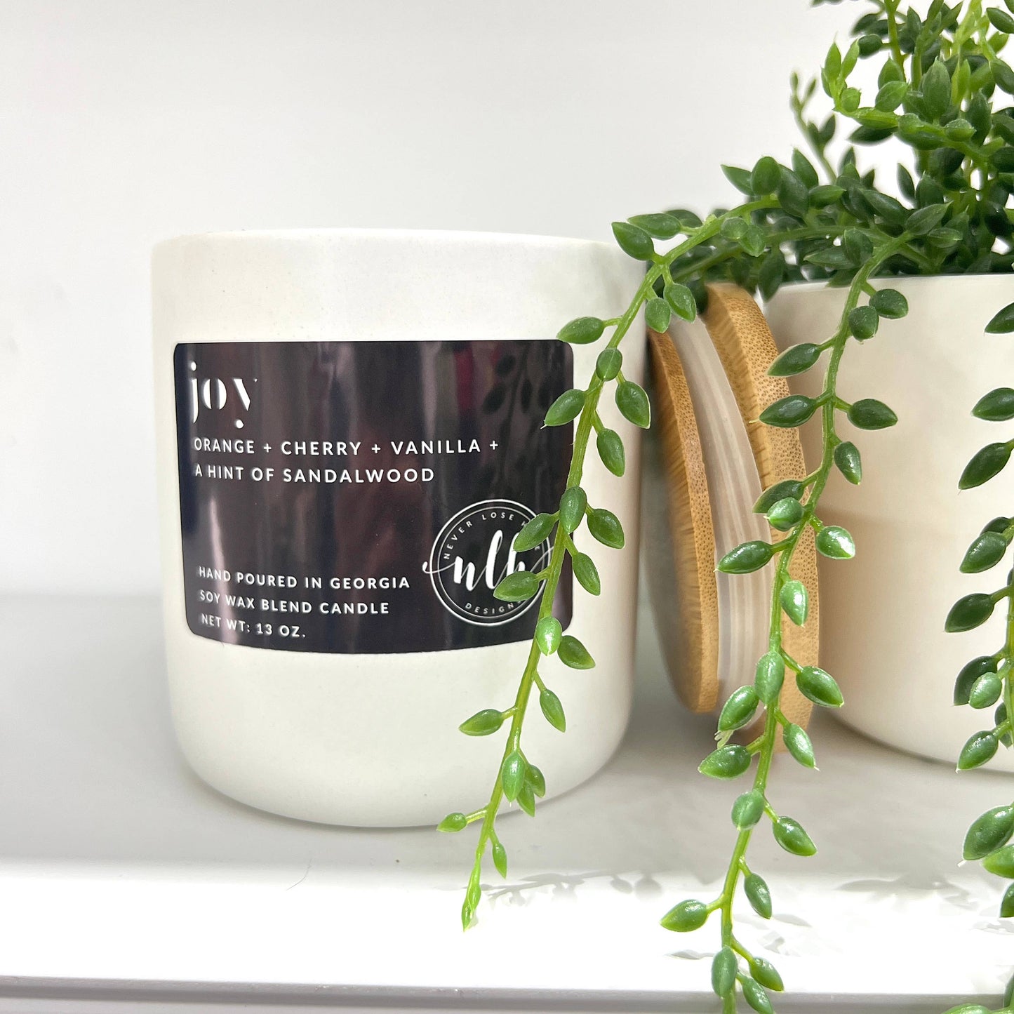 "JOY" Soy Wax Blend Candle 13 oz. (pack of 2)