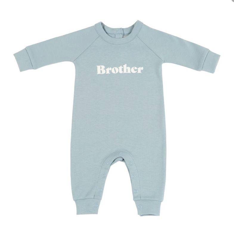 Sky Blue 'Brother' All-in-One…6-12mo