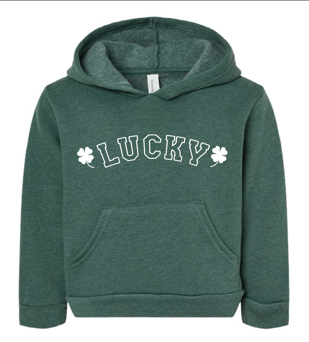Lucky - Kids St. Patrick's Day Hoodie: 5/6T