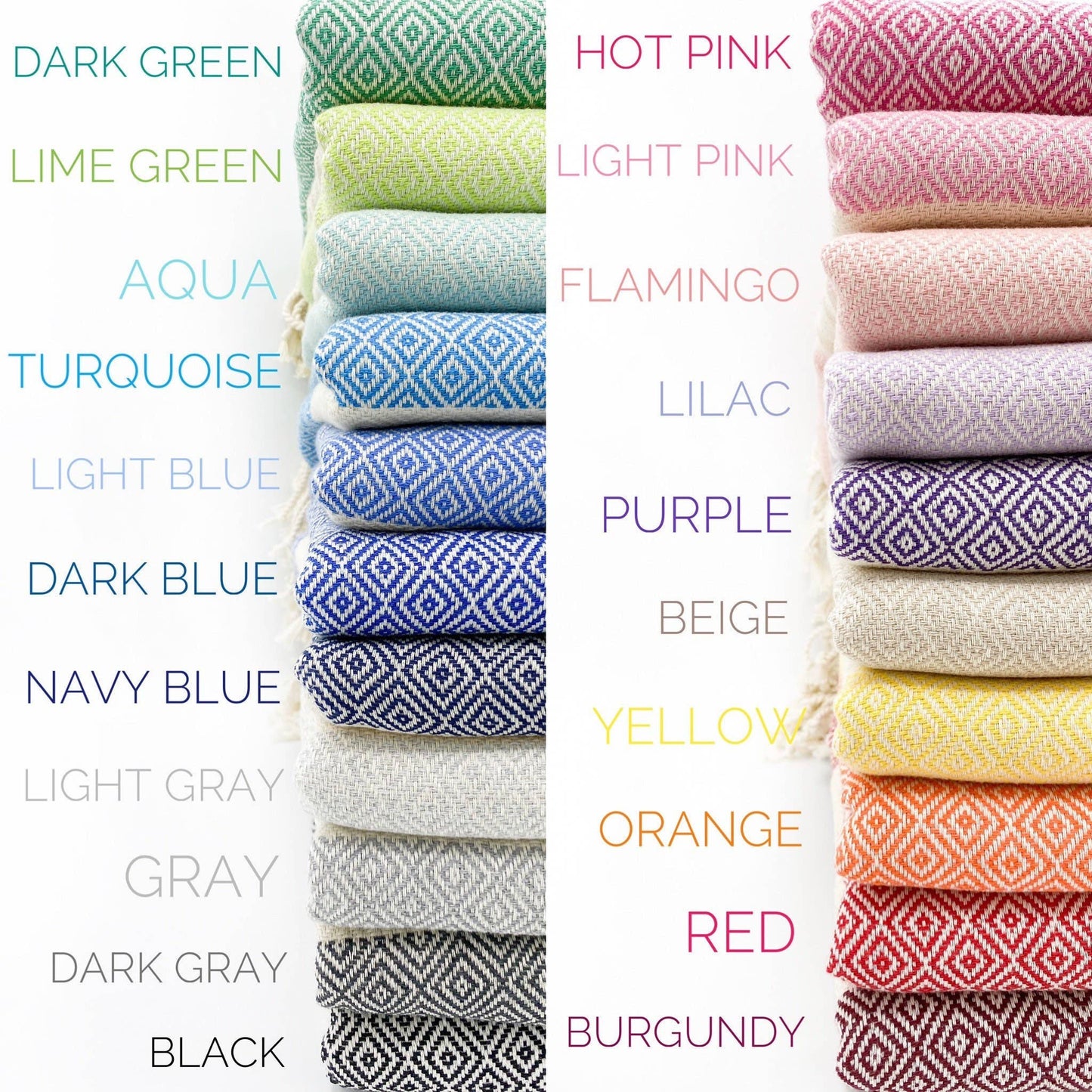 Turkish Towel | Peshtemal | Sand Resistant Beach Towel….Red