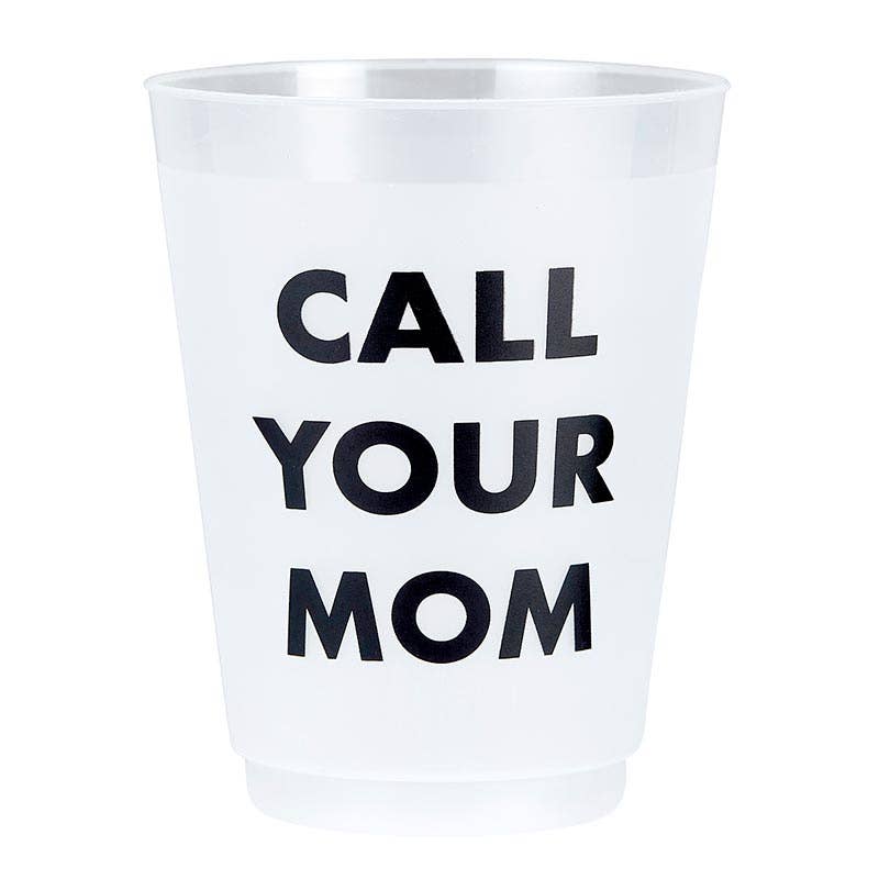 F2F-16oz Frost cup-Call Your Mom…8pk