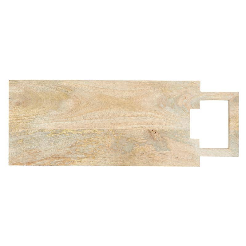 Charcuterie Brd Sq Hndl Lt Wsh