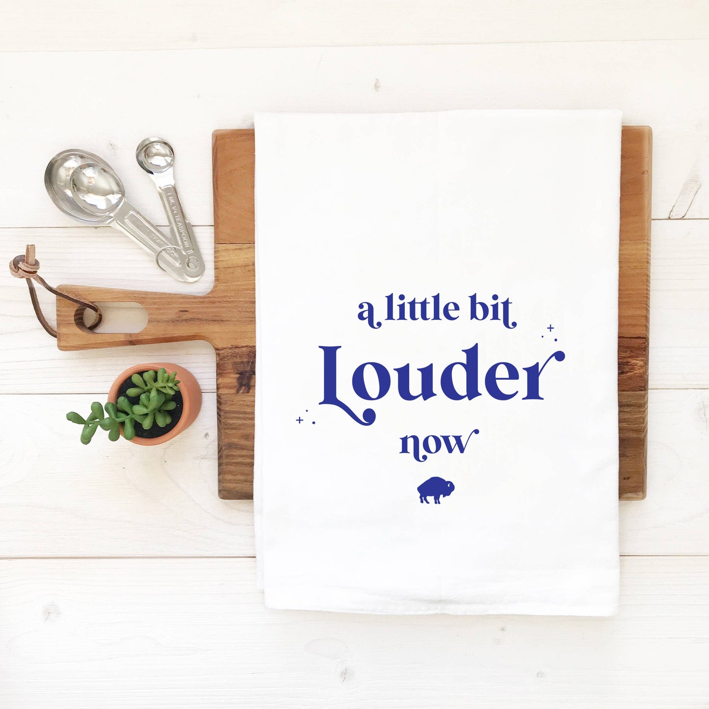 Buffalo Bills NY Tea Towel - Little Bit Louder Now
