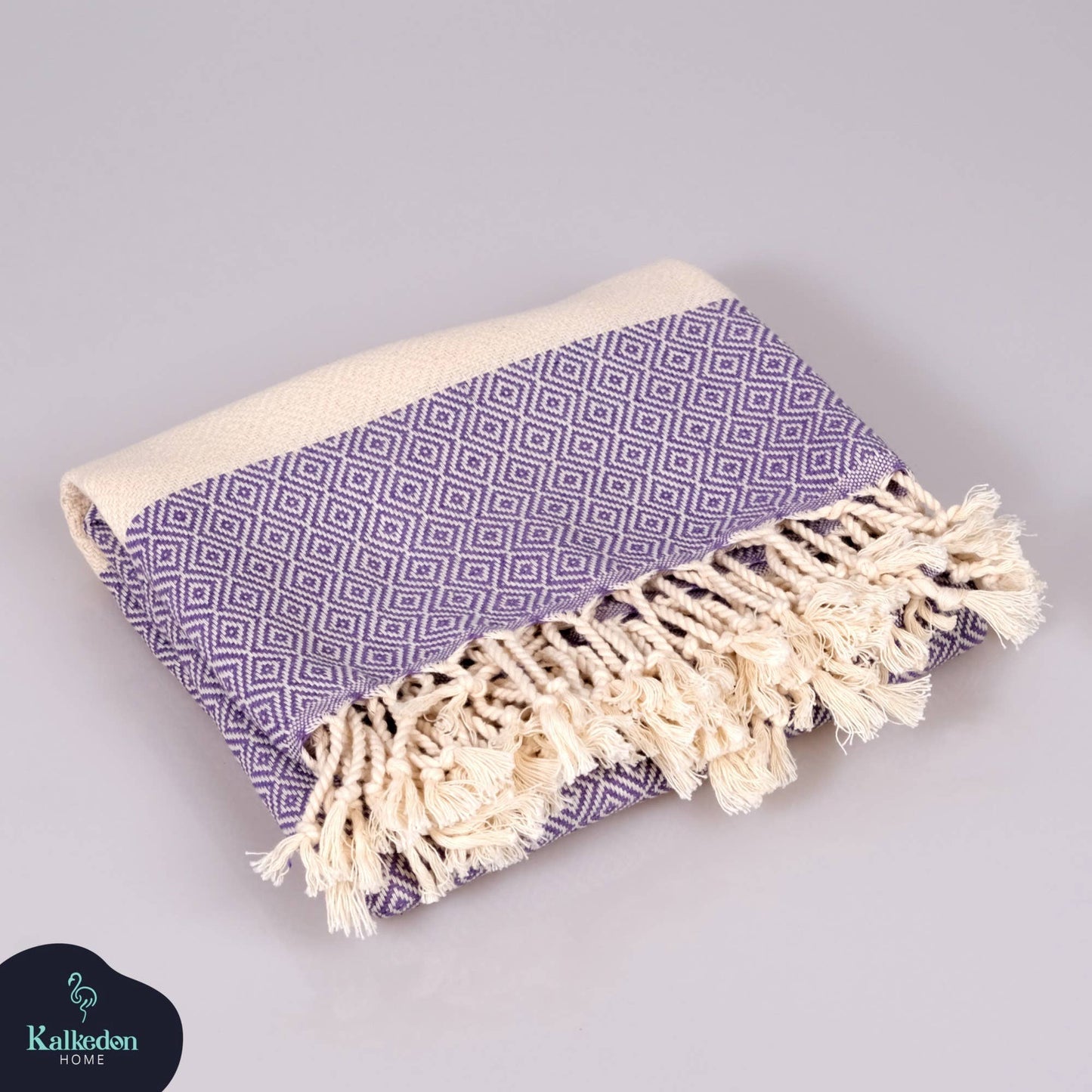 Turkish Towel | Peshtemal | Sand Resistant Beach Towel….Purple