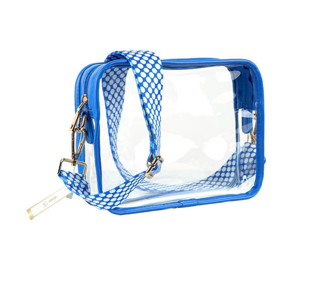 Cameron Stadium Bag W/zig zag strap Blue