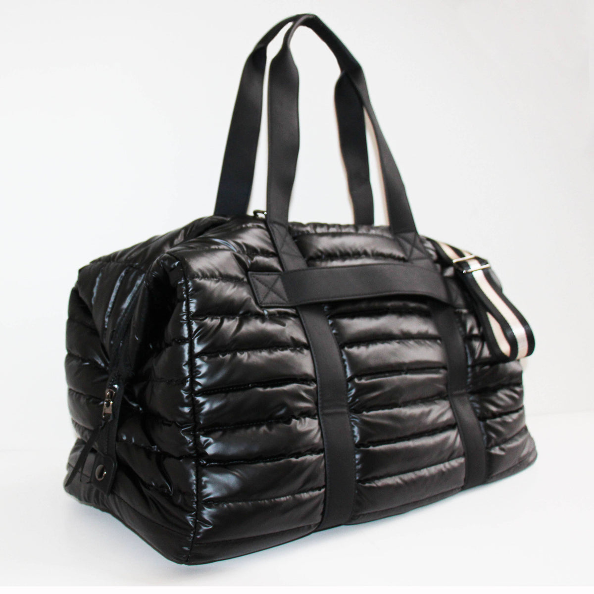 The Cassie Weekender Puffer Black
