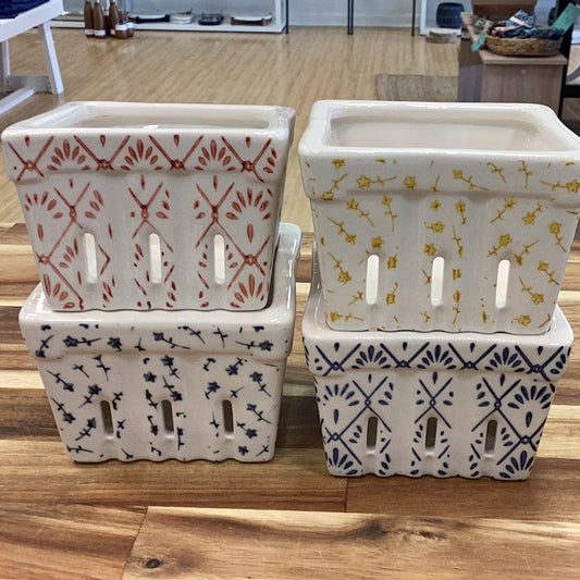 Berry bowl with pattern…4 styles