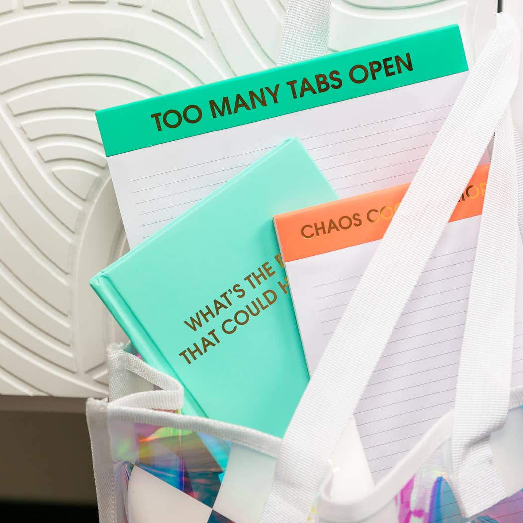 Chaos Coordinator - Lined Notepad - Neon Orange - 65 perforated pages - 5x8