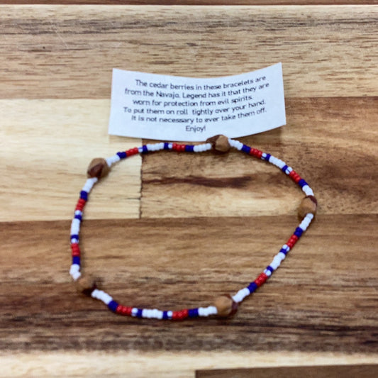 Cedar berry bracelet…bills bracelet