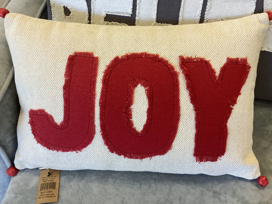 Joy pillow 10”x16”