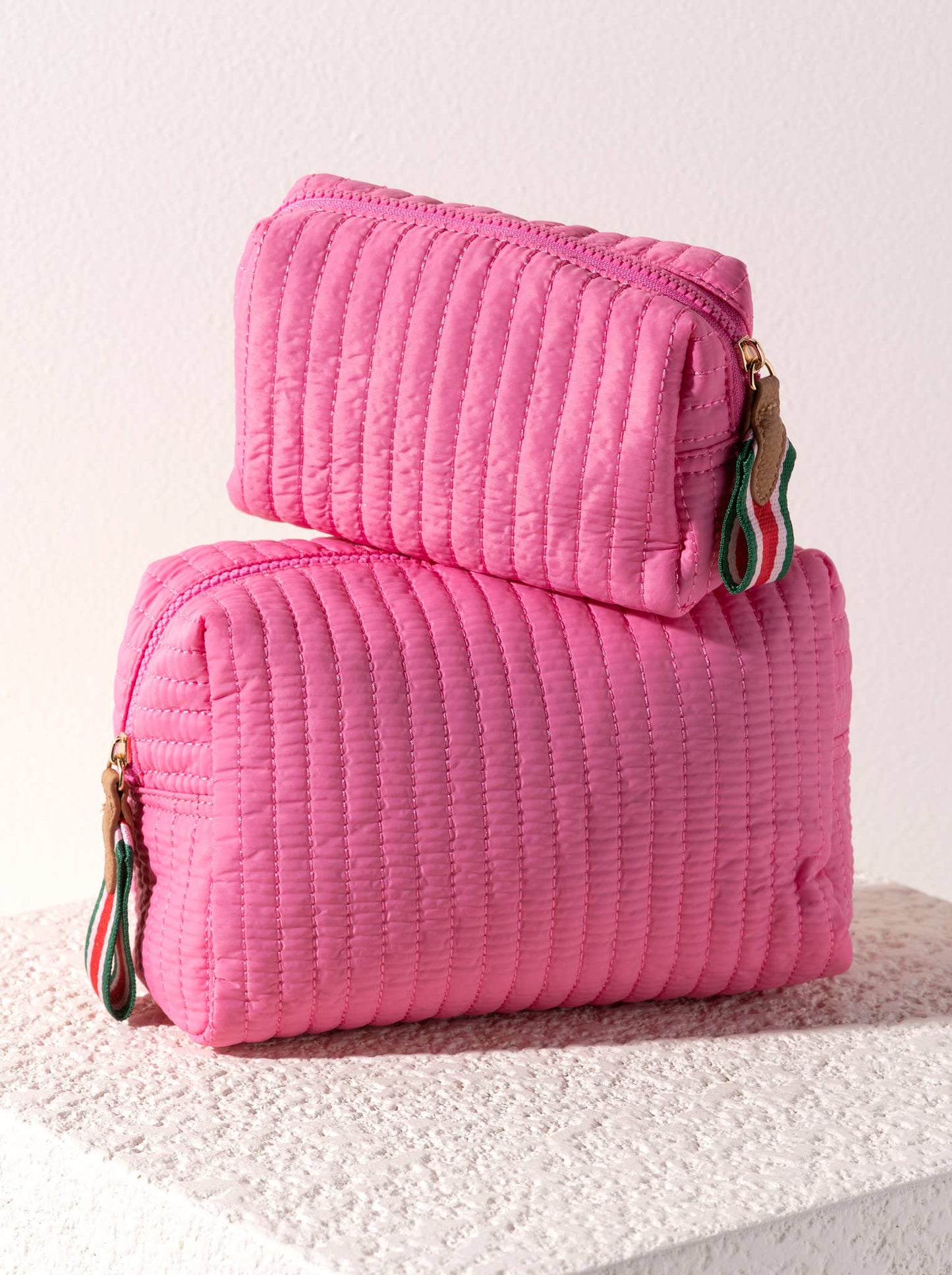 EZRA LARGE COSMETIC BAG: Navy