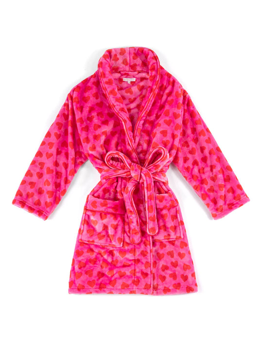 HEARTS ROBE, PINK