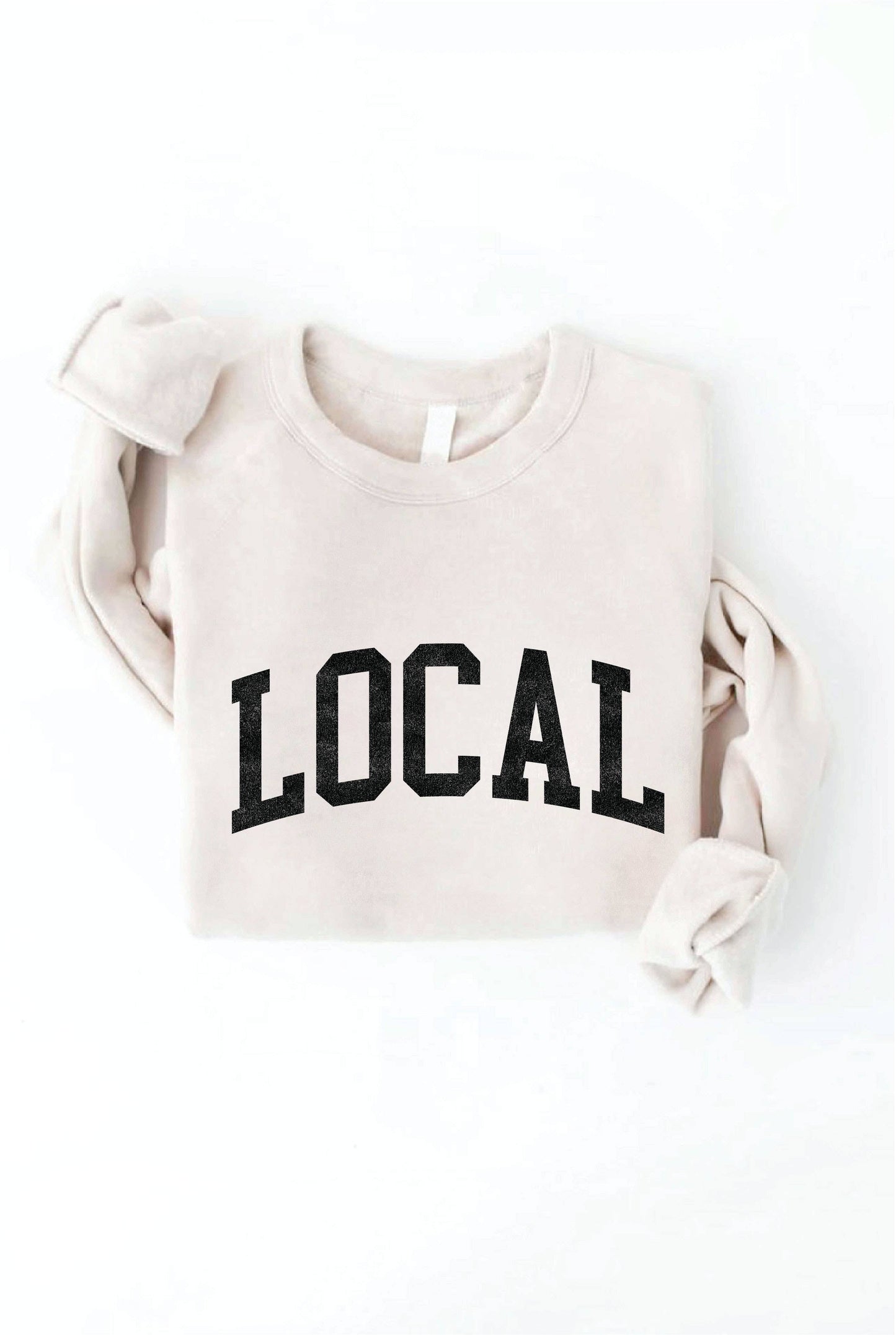 LOCAL graphic sweatshirt: S / MAROON