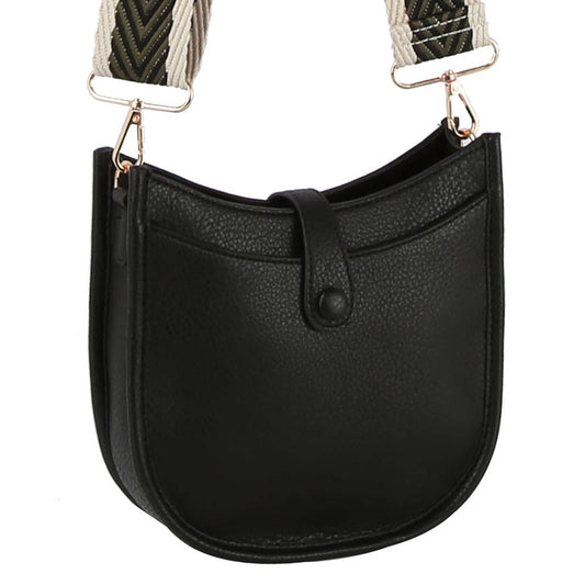 CROSSBODY BAG: BK / ONE SIZE