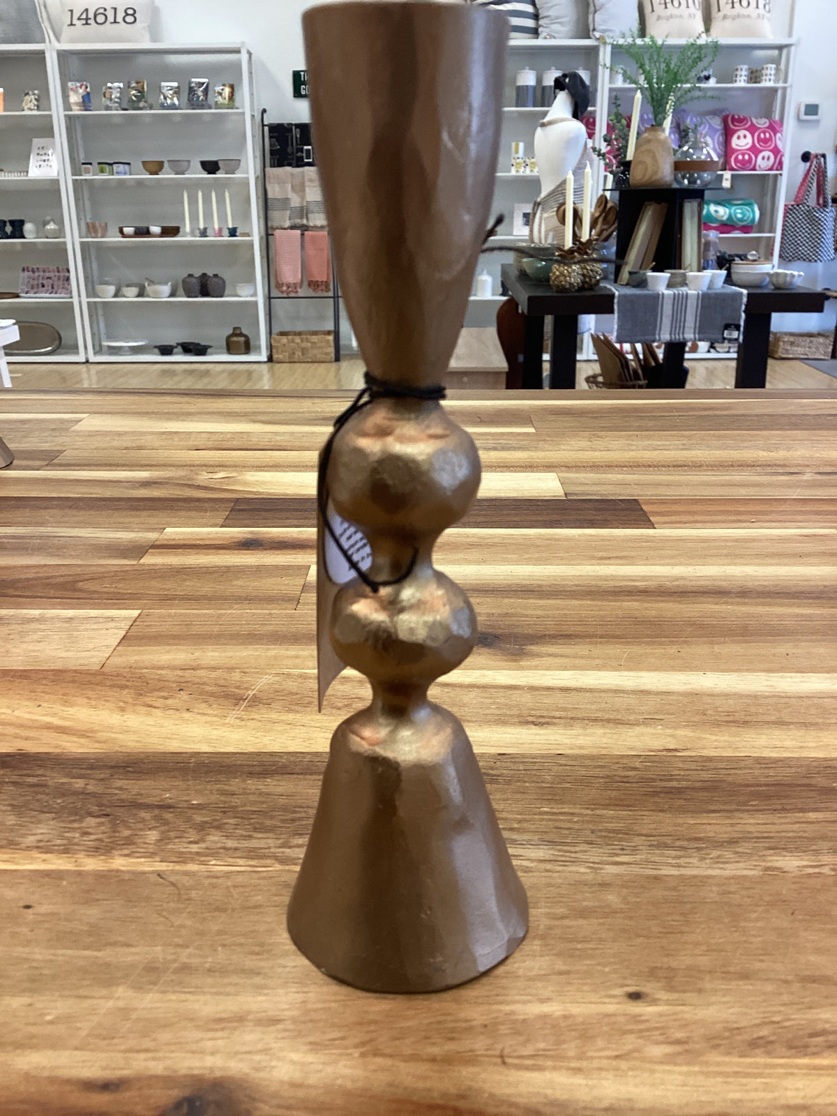 Cast iron taper candle holder, medium
