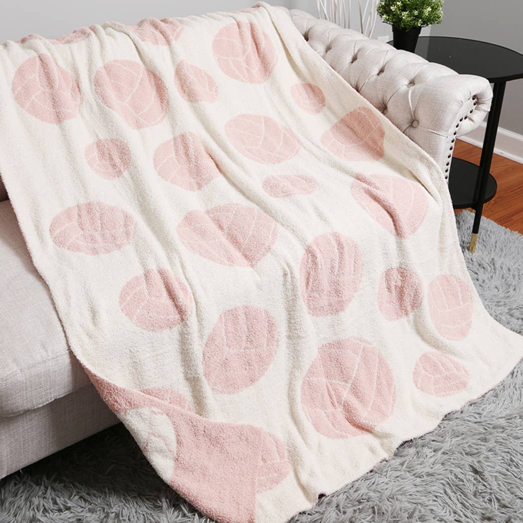 Volleyball Throw Blanket : Blue