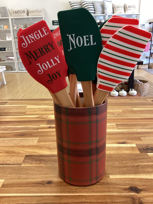 Christmas spatulas