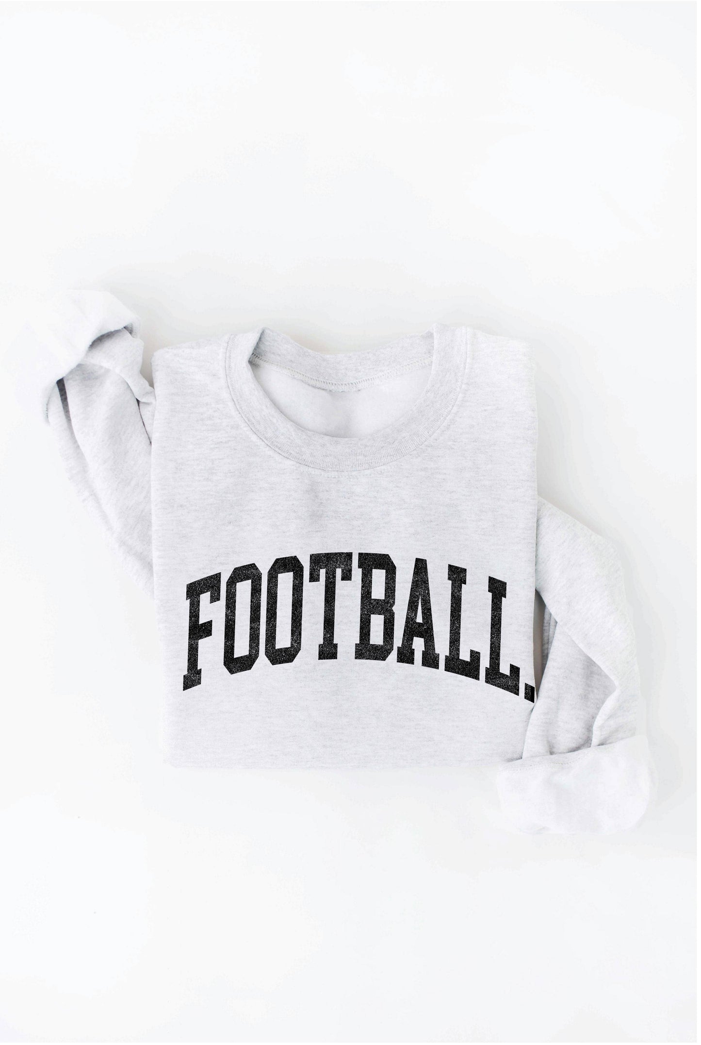FOOTBALL Sweatshirt: DARK GREY / S