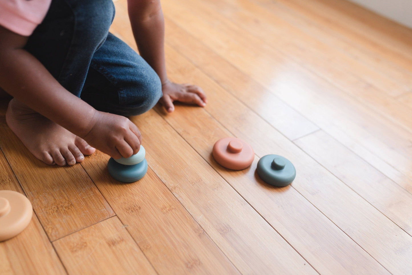 Round Silicone Stacking Toy