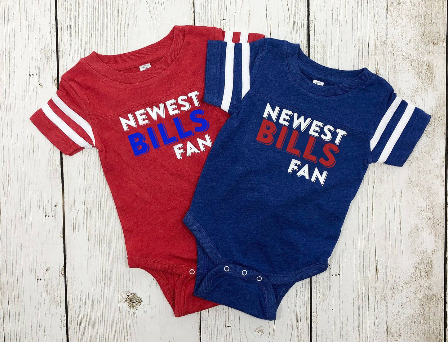 Buffalo Baby Bodysuit Newest Bills Fan: Blue / 12 MONTHS