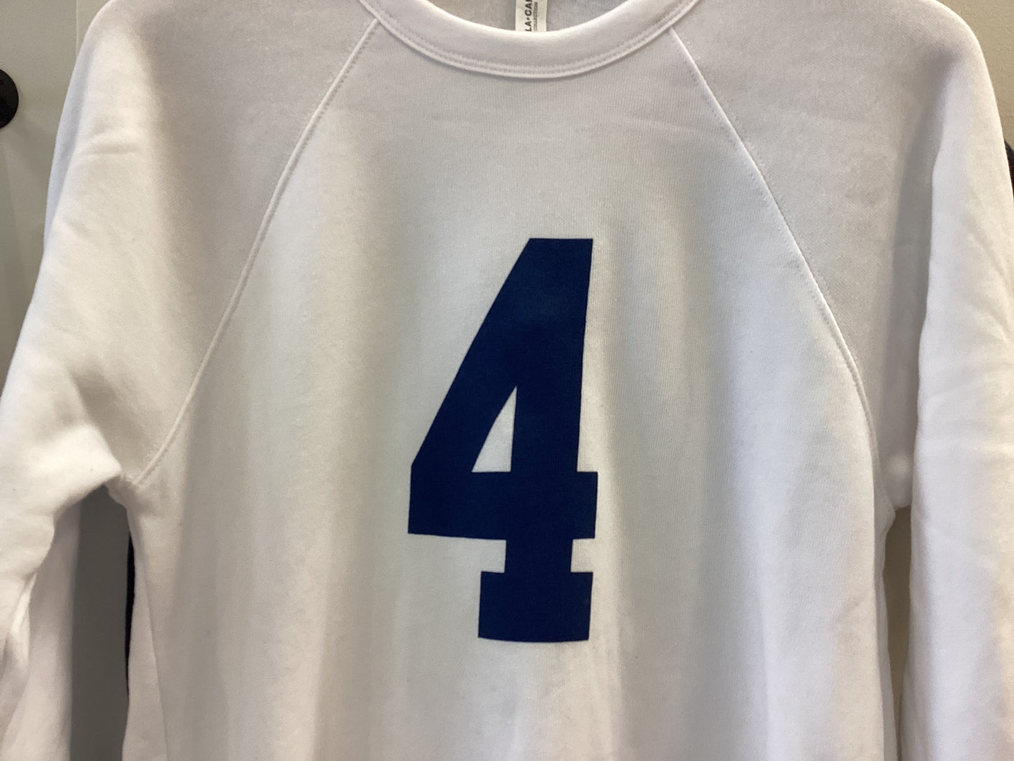 Custom number sweatshirt