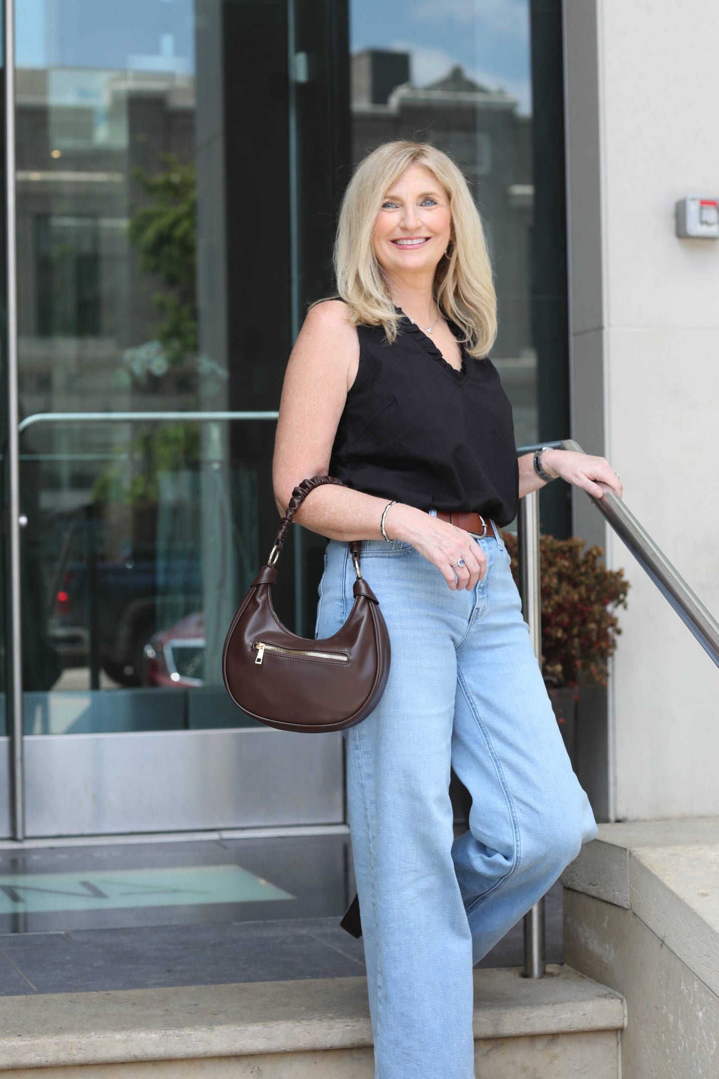 Jess 3-in-1 Hobo, Crossbody & Wristlet: Black