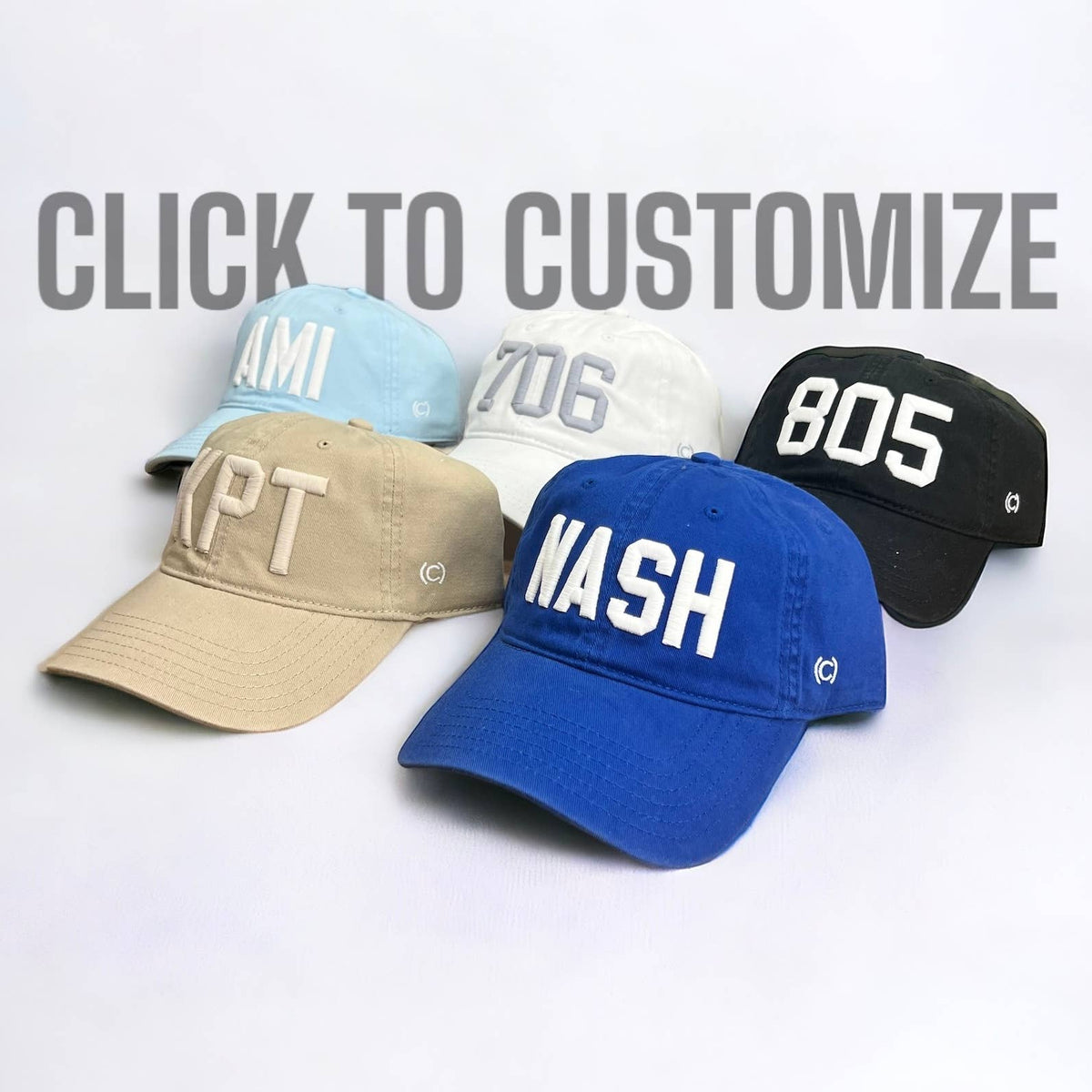 Dad Hats - Customizable: Green Cotton Hat