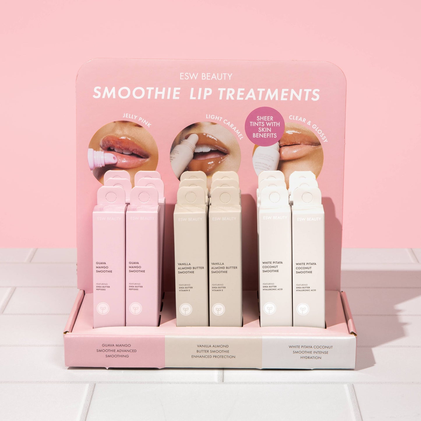Smoothie Lip Treatment Table Top Display (Fixture Only)