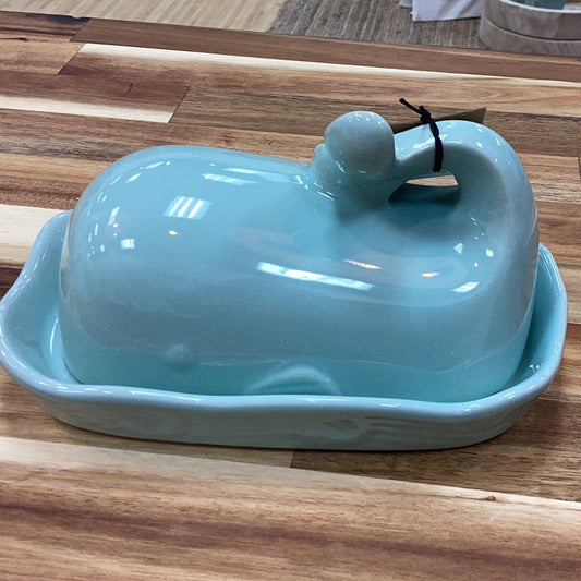 Whale butter dish