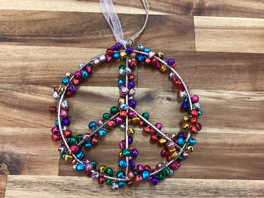Peace sign ornament