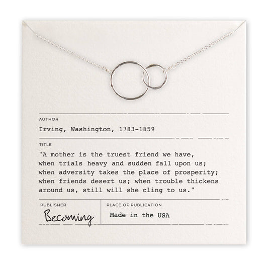 Mother Necklace: Sterling Silver